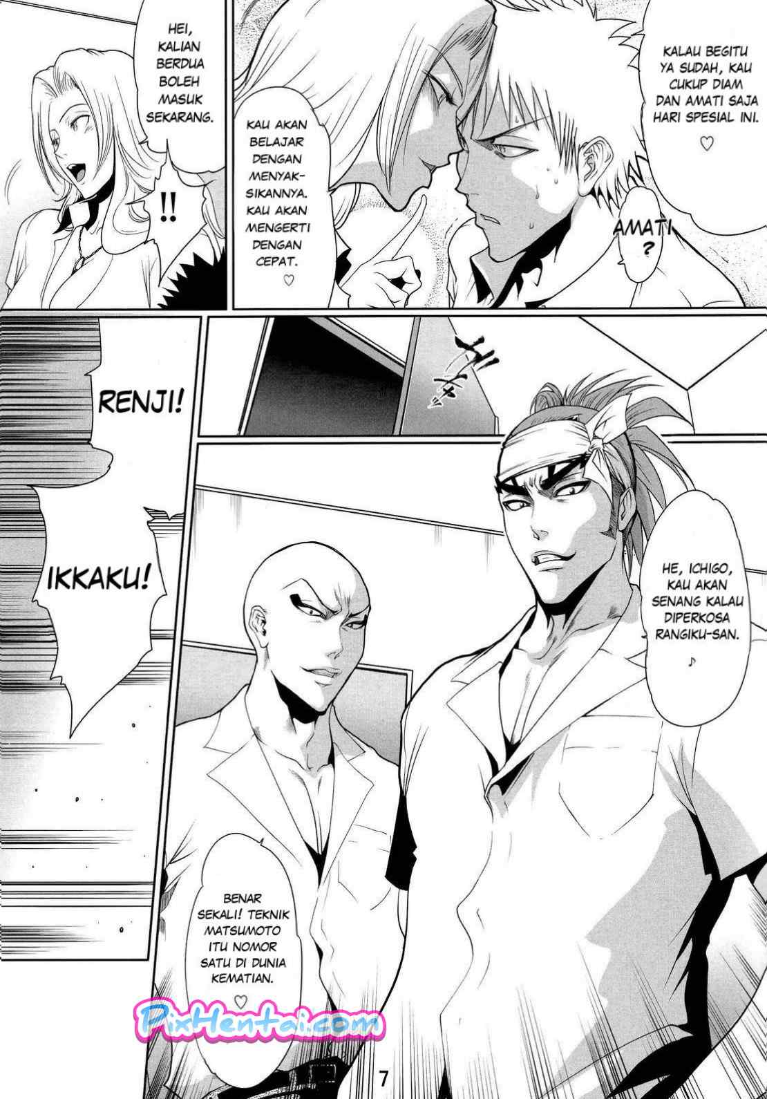 Komik Hentai Bleach - Memek Rangiku Matsumoto mendapat Double Penetrasi Manga Sex Porn Doujin XXX Bokep 05