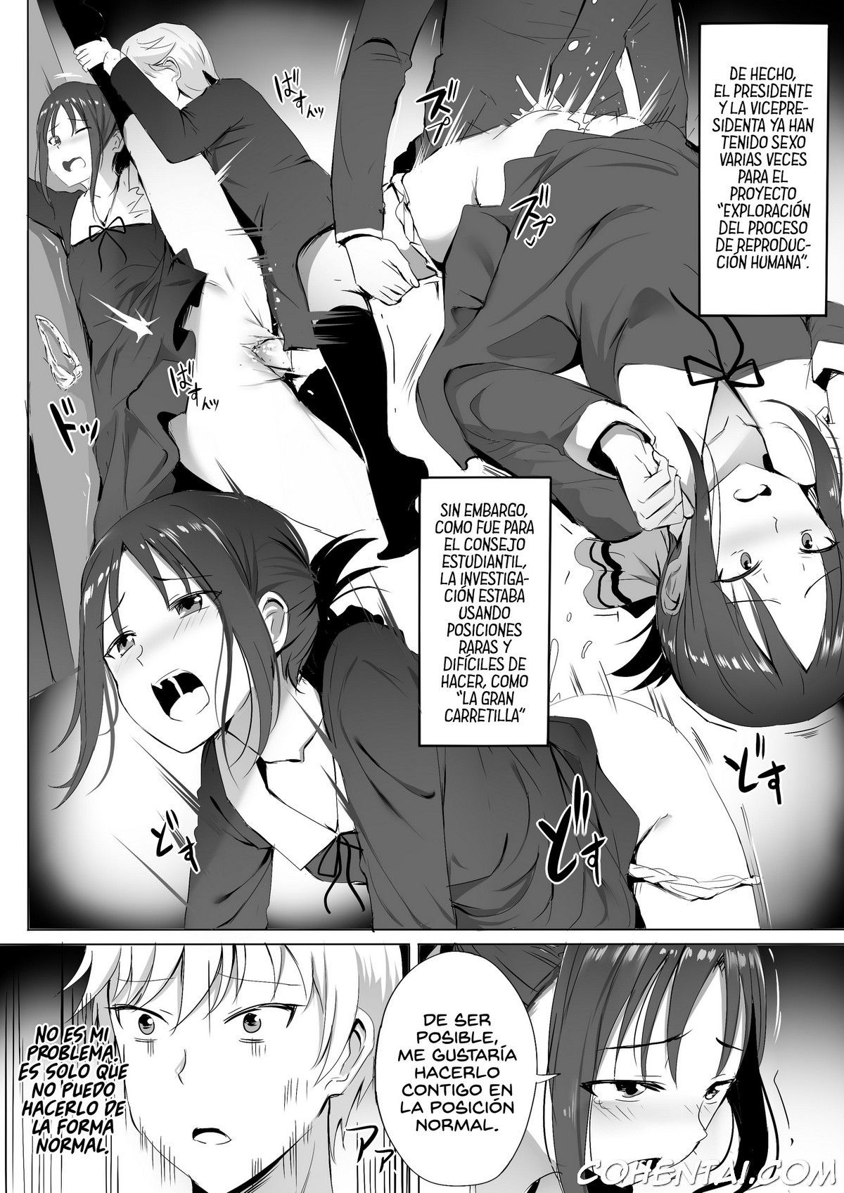 Gakuseikai-shoki ni Tokkun-shitai -Shijuuhatte Battle no Seijoui Oshiete ~Coach- (Kaguya-sama wa Kokurasetai) xxx comics manga porno doujin hentai español sexo Chika Fujiwara Kaguya-sama wa Kokurasetai Miyuki Shirogane