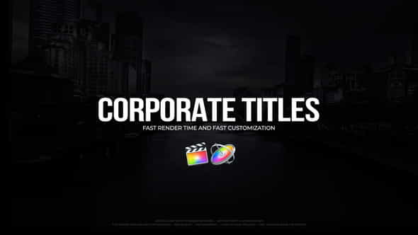 Corporate Titles for FCPX - VideoHive 36116969