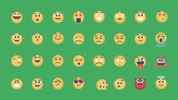 Animated Emoticons Pack - VideoHive 15083973