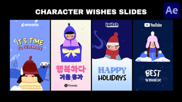 Characters Wishes Kids Stories After Effects - VideoHive 55445262