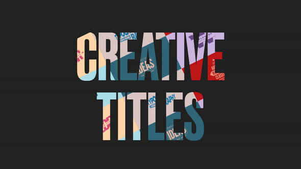 Creative Titles - VideoHive 54721330