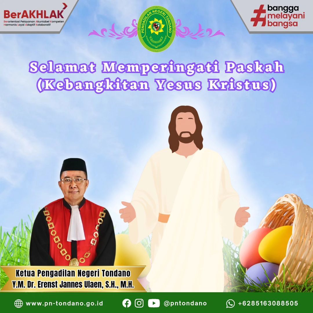 Selamat Hari Raya Paskah (Kebangkitan Yesus Kristus) Tahun 2024