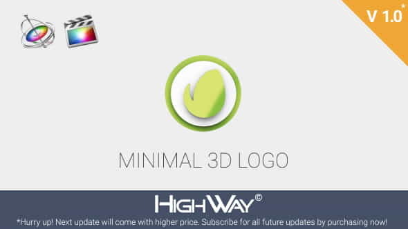 Minimal 3D Logo Reveal | - VideoHive 21373283