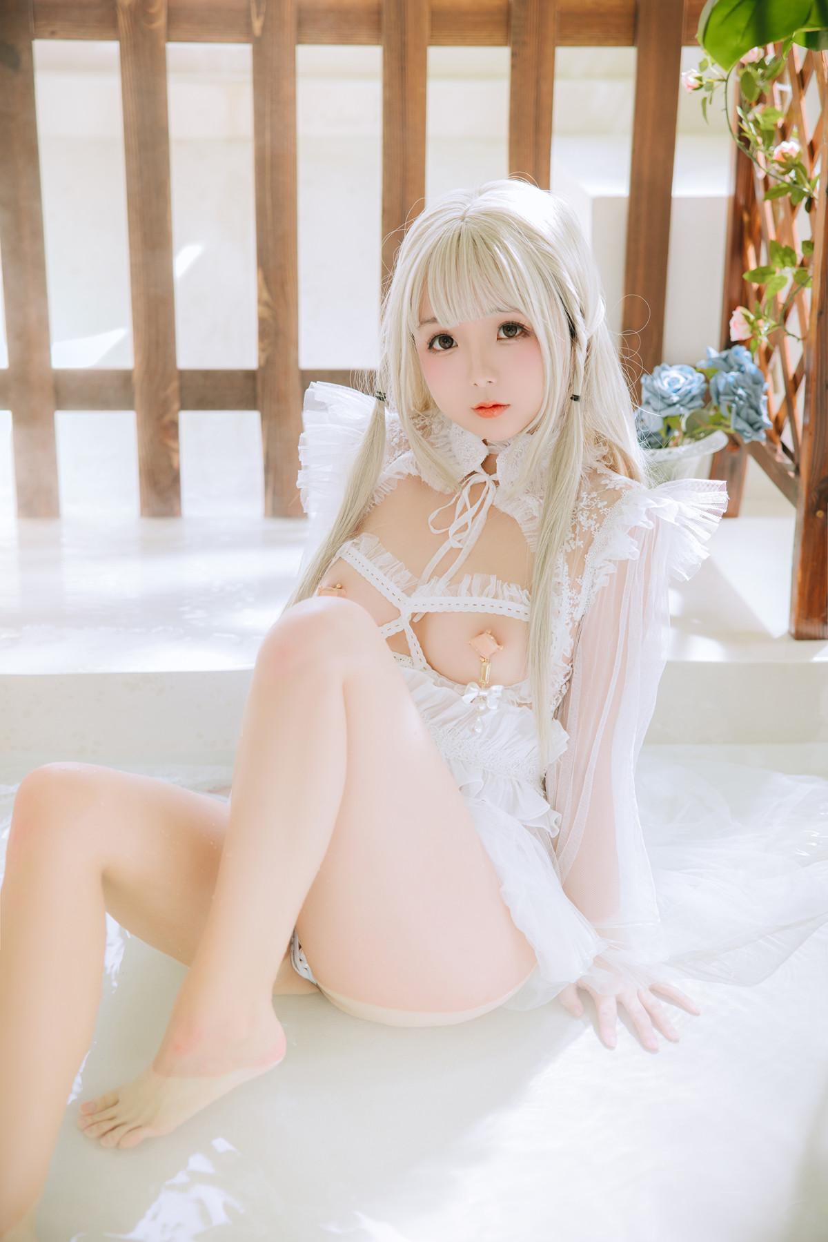 Cosplay Rinaijiao日奈娇 白纱衣 Set.02(1)