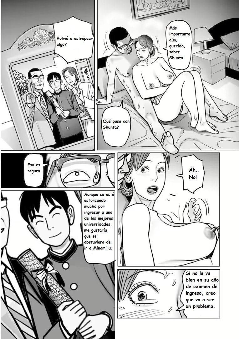 Shimoyama Giruko] Boshi Soukan no Wana ni Hamerareta Teishuku Tsuma [Darkanard] [Spanish]