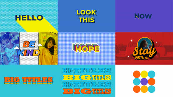 Colorful Title Opener - VideoHive 45555204