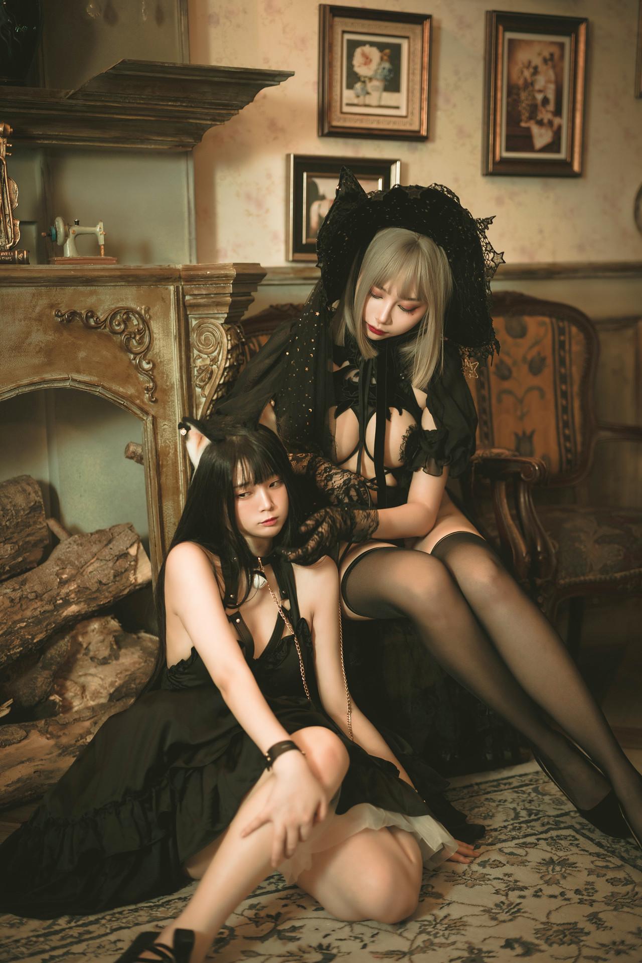 Haruka_175 ハルカ, 落落Raku, 魔女と黒猫 The Witch and Black Cat(22)