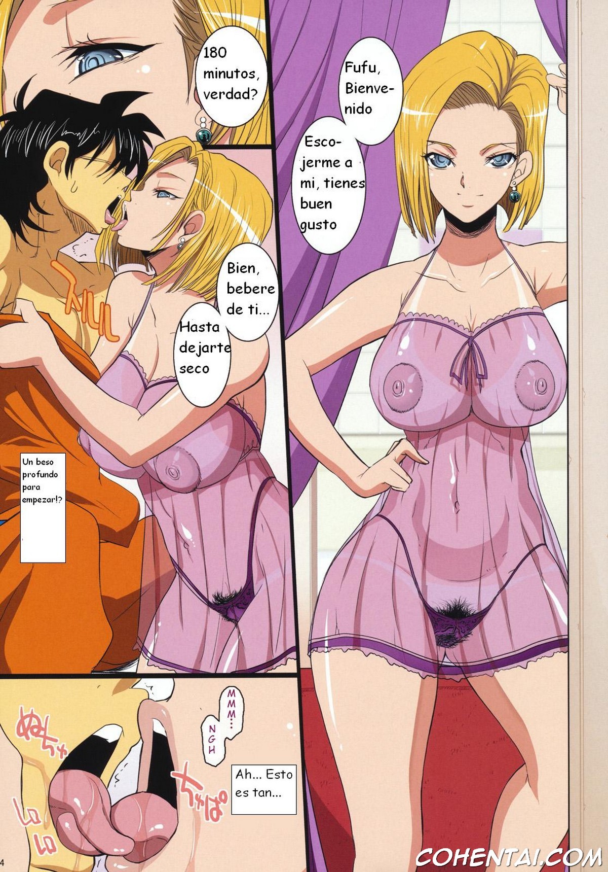 Koukyuu Soapland Hitozuma 18-Gou Ten (Dragon Ball Z) xxx comics manga porno doujin hentai español sexo 