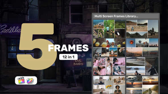 Multi Screen Frames - VideoHive 39454973