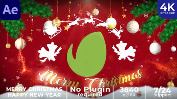 Merry Christmas Intro - VideoHive 41938471