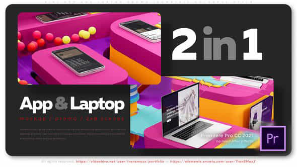 Application and Laptop - VideoHive 45580159