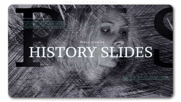 Pencil History Slides - VideoHive 23737113
