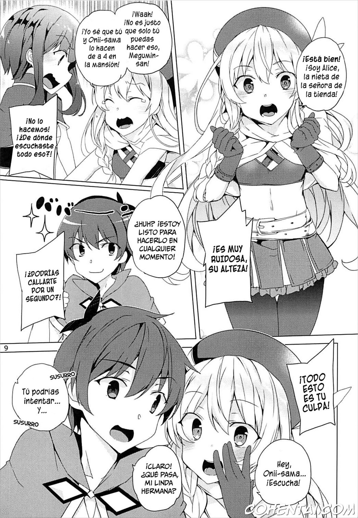 Sore Ike! Megumin Touzokudan (Kono Subarashii Sekai ni Syukufuku o!) xxx comics manga porno doujin hentai español sexo 