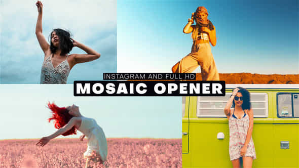 Mosaic Opener - VideoHive 45227566