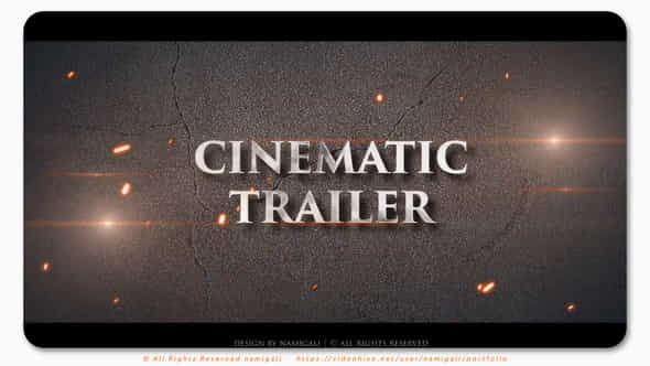 Cinematic Trailer - VideoHive 43722302