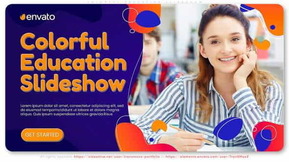 Colorful Education Slideshow - VideoHive 30241655