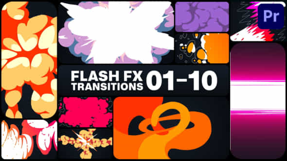 Flash FX Transitions - VideoHive 48397480