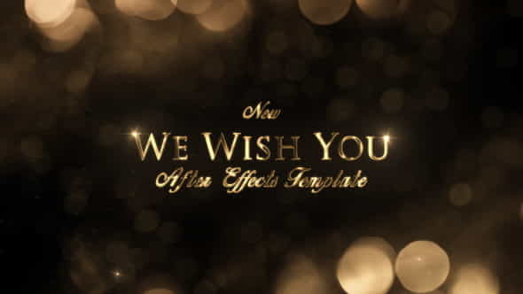 We Wish You - VideoHive 14856604