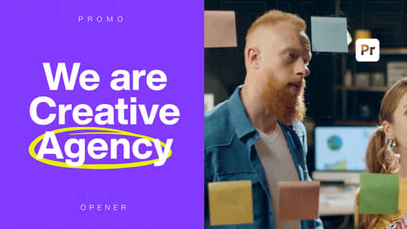 Creative Agency Promo Opener Mogrt - VideoHive 52401430