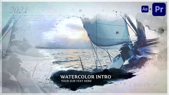 Watercolor Intro - VideoHive 33578591