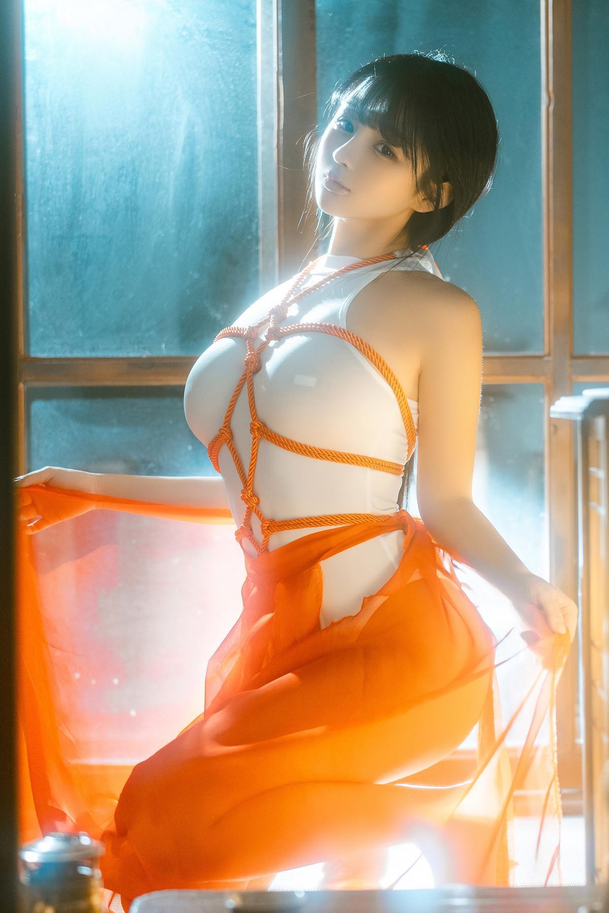 Cosplay 桜井宁宁 绳艺巫女 Rope Art Miko(22)