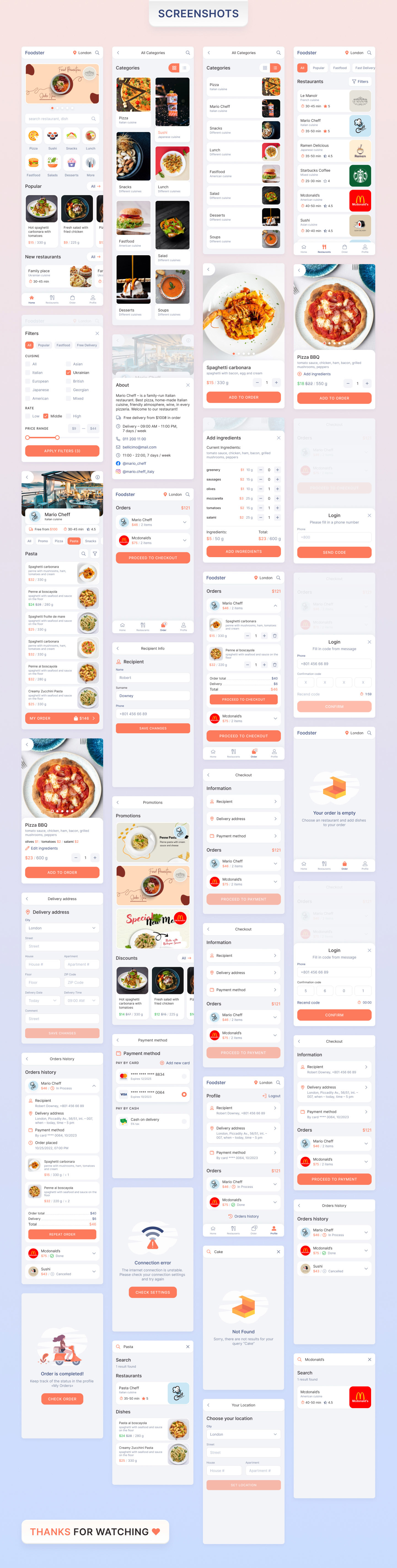 Foodster – Delivery App Figma Template - 5