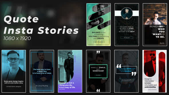 Quotes Insta Stories - VideoHive 46341977