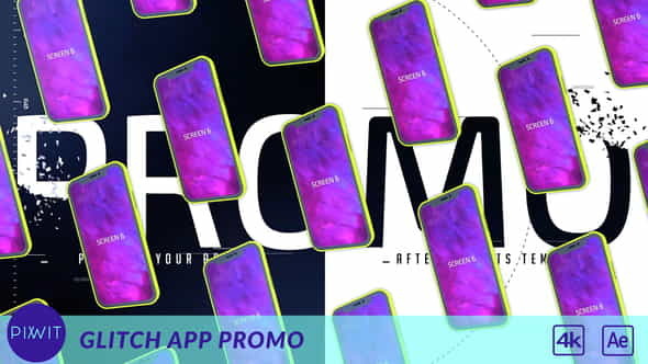 Glitch App Promo - VideoHive 37356067
