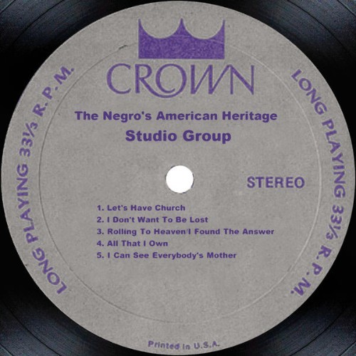 Studio Group - The Negro's American Heritage - 2006