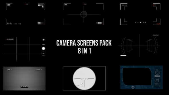 Camera Screen Pack - 8 - VideoHive 25161515