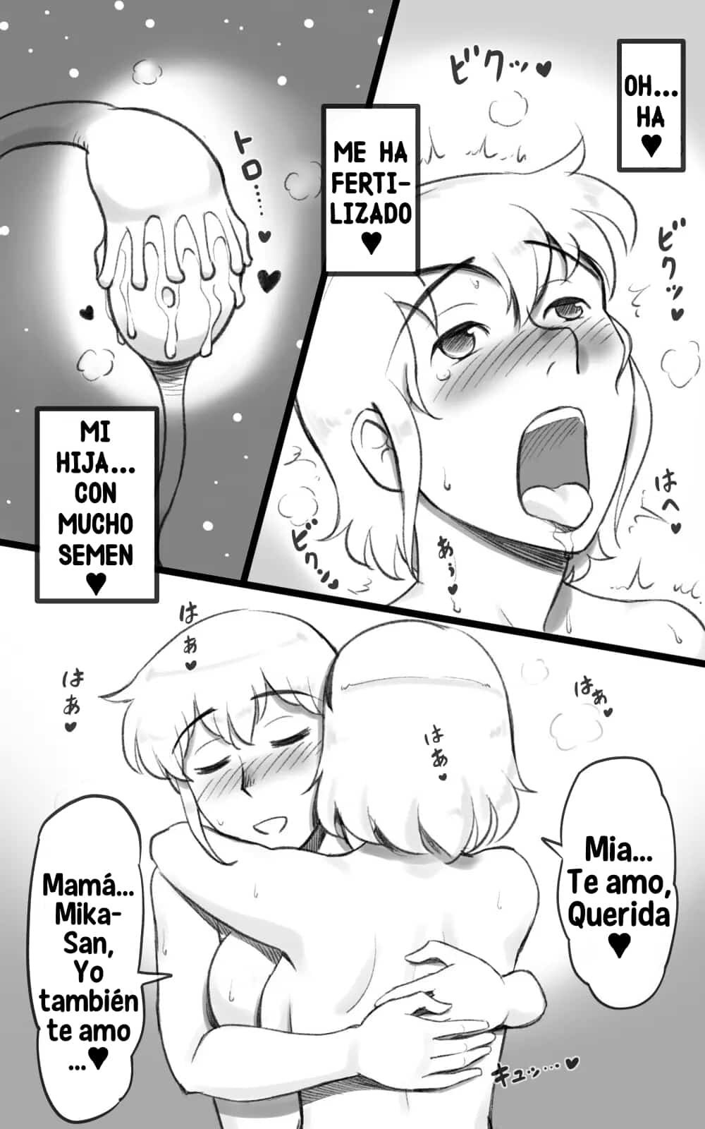 Futakoi La hija Futanari se enamora de su mama - 46