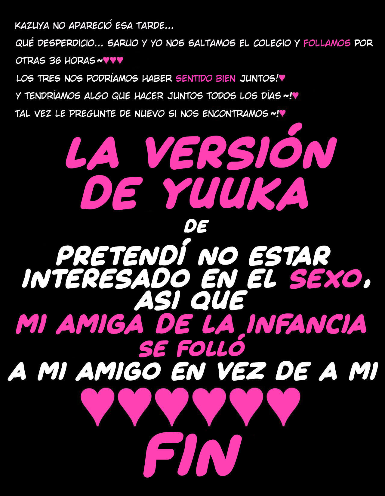 &#91;Hamusuta-nonikomi (Motsuaki)&#93; YUUKAS VERSION &#91;Spanish&#93; - 101