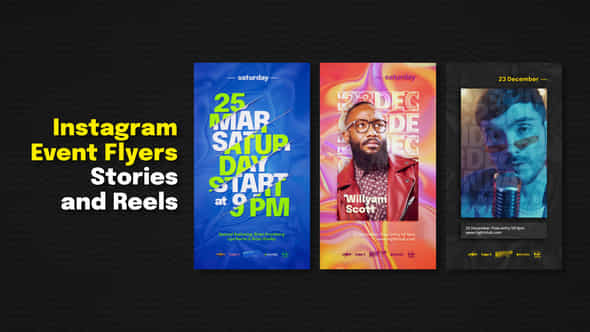Instagram Event Flyers Stories And Reels - VideoHive 49203266