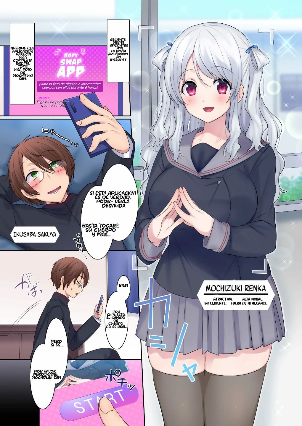 Irekawari Appli Akogare No Ojou Sama Wa Enkouchuu!?- Body Swap App -My Crush Is A Prostitute!? - 1