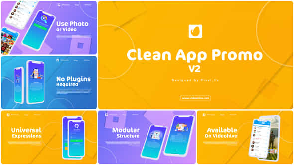Clean App Promo - VideoHive 46232361