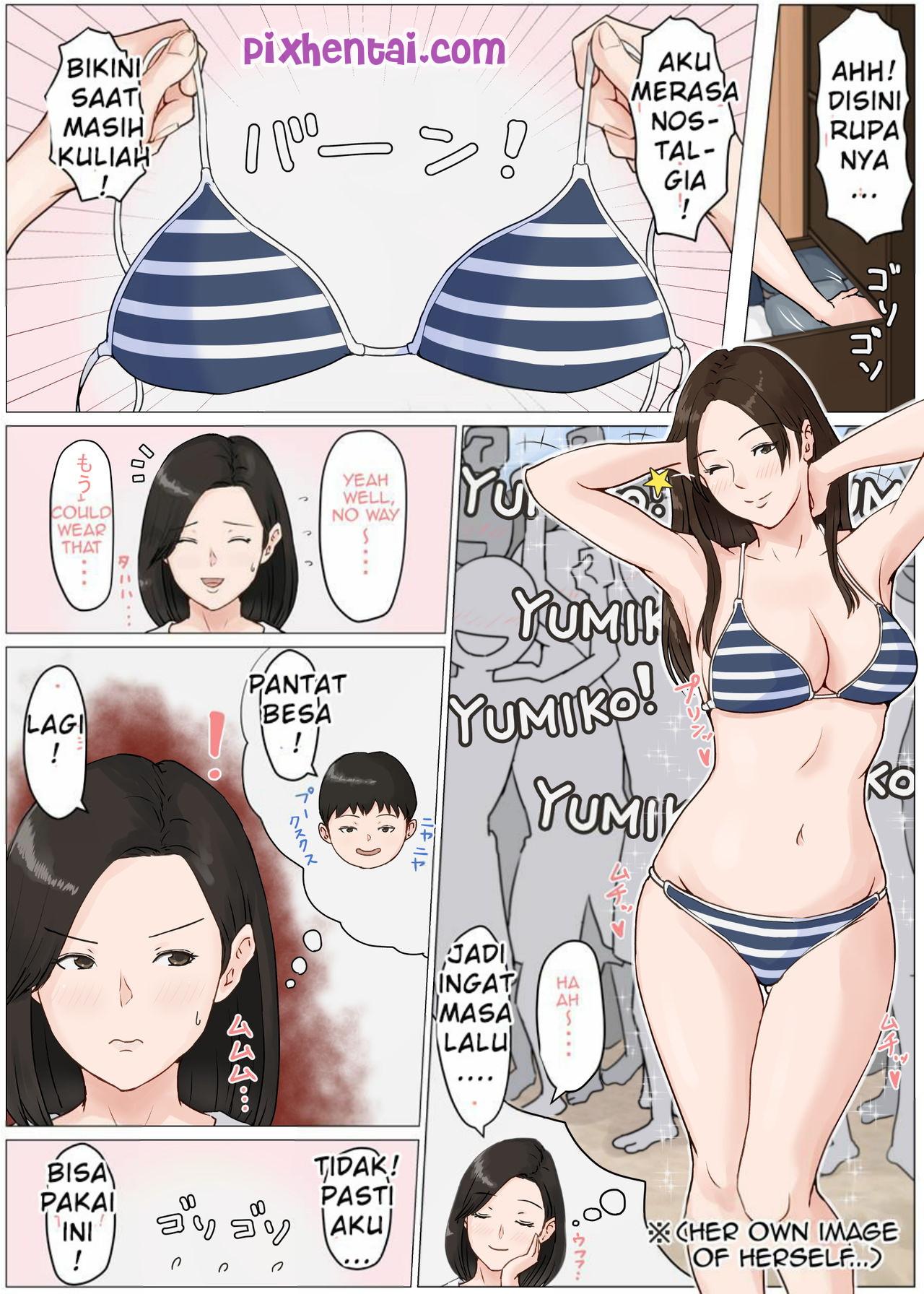 Komik Hentai Mother, it has to be You : Tak Tahan Melihat Mama Berbikini Manga XXX Porn Doujin Sex Bokep 25