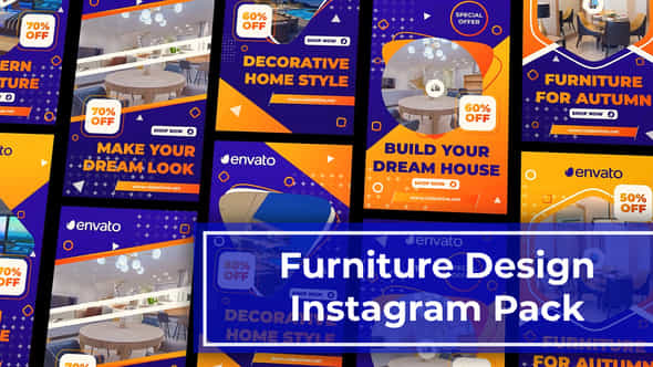 Furniture Design Instagram - VideoHive 47517688