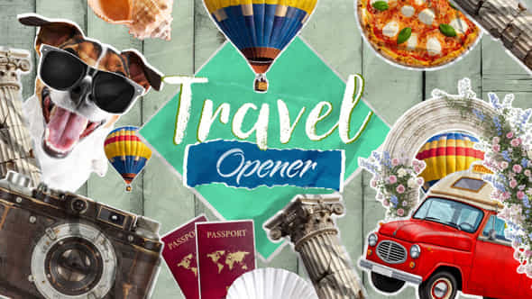 Travel Stop Motion Opener - VideoHive 58793346