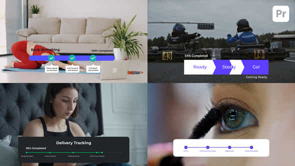 Multi Step Progress - VideoHive 38830792
