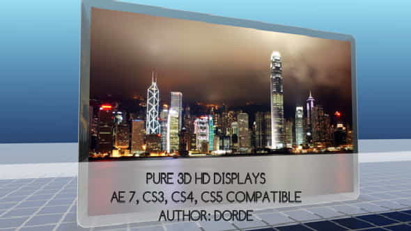 PURE 3D HD DISPLAYS - VideoHive 68765