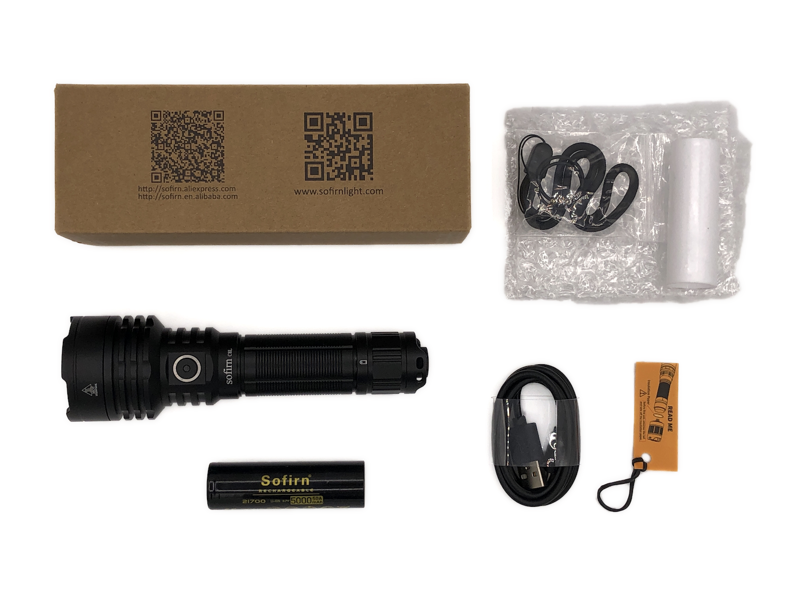 Powerful Sofirn C8l Flashlight  Led Flashlight Tactical 21700 - C8l 21700  Flashlight - Aliexpress