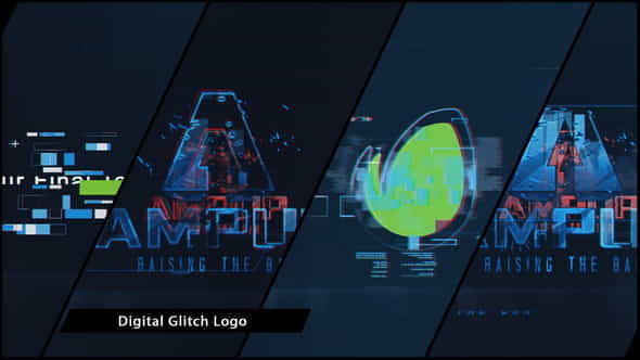 Digital Glitch Logo - VideoHive 16527941