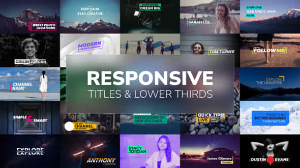 Responsive Titles and - VideoHive 46442534