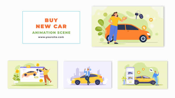 Buying New Car - VideoHive 48569387