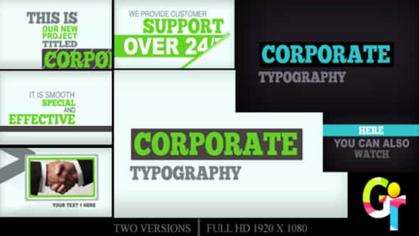Corporate Typography - VideoHive 2551573
