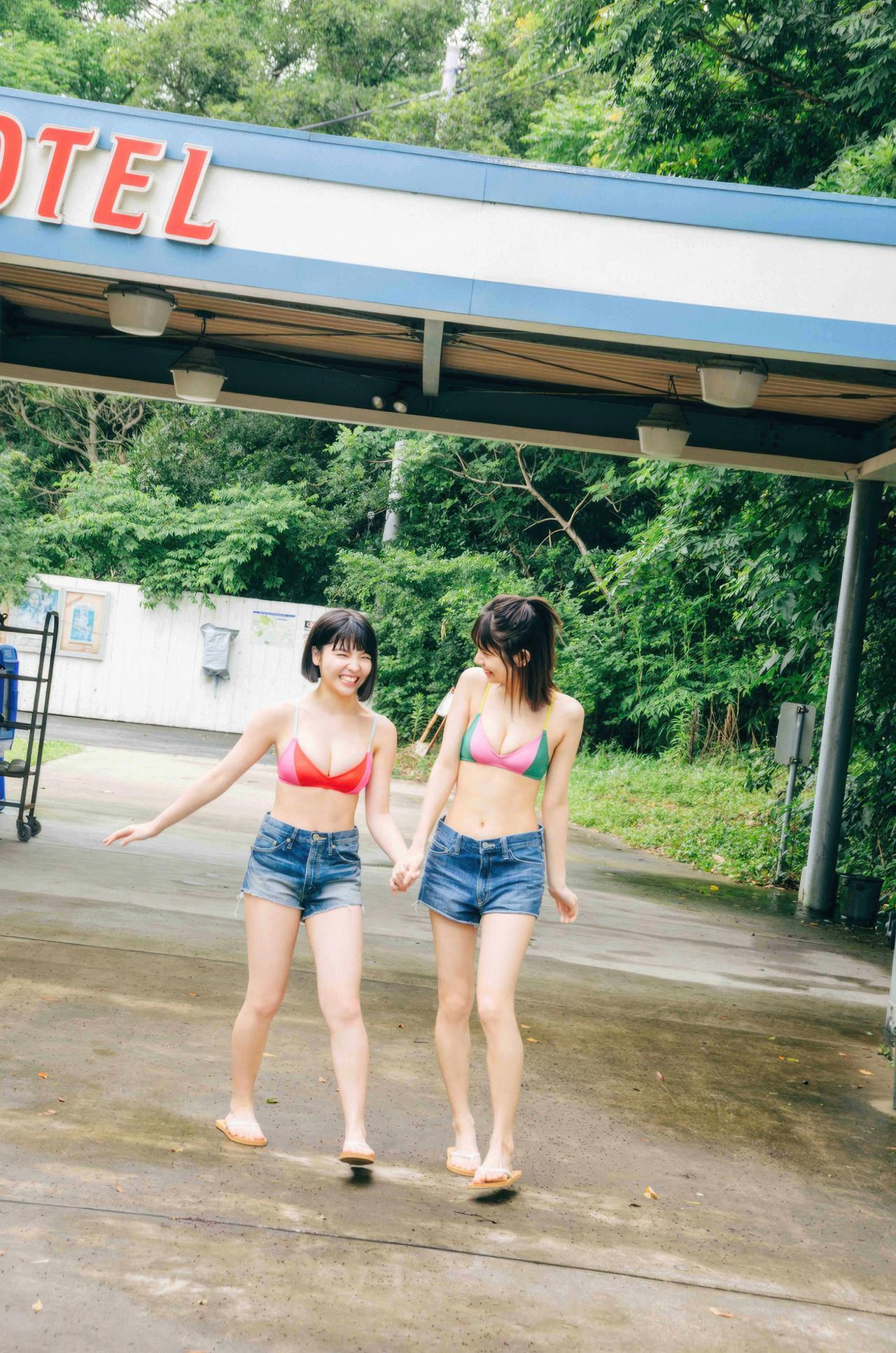 Nemoto Nagi 根本凪, Rin Kaname 鹿目凛, from でんぱ組.inc 写真集 ねもぺろ 「萌えキュン」 だけじゃありません。 Set.03(28)
