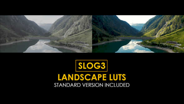 Slog3 Landscape And Standard Color Luts - VideoHive 48800447