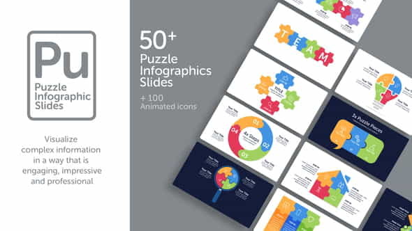 Puzzle Infographic Slides - VideoHive 35961915