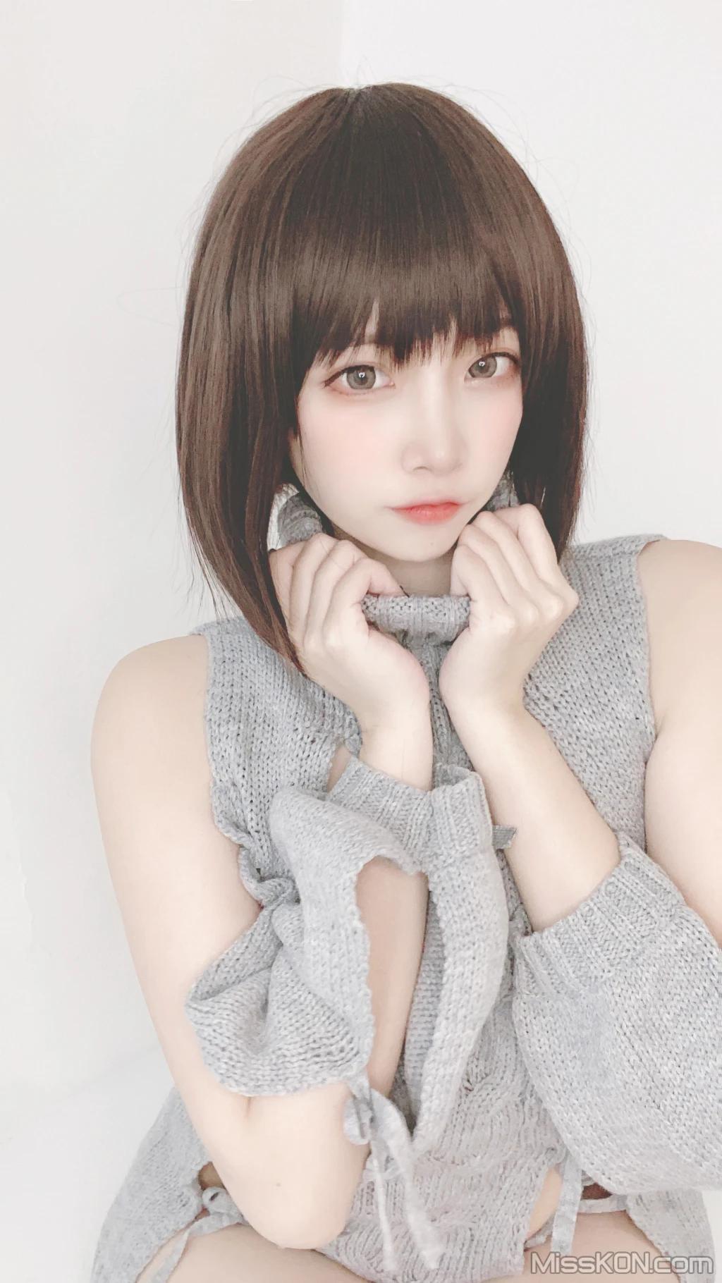Coser@二佐Nisa: 私房洞洞毛衣 (66 photos )(39)